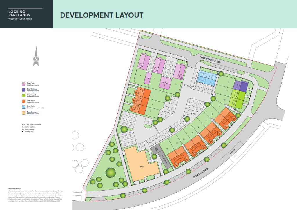 Contact Locking Parklands New Homes Development by St Modwen Homes