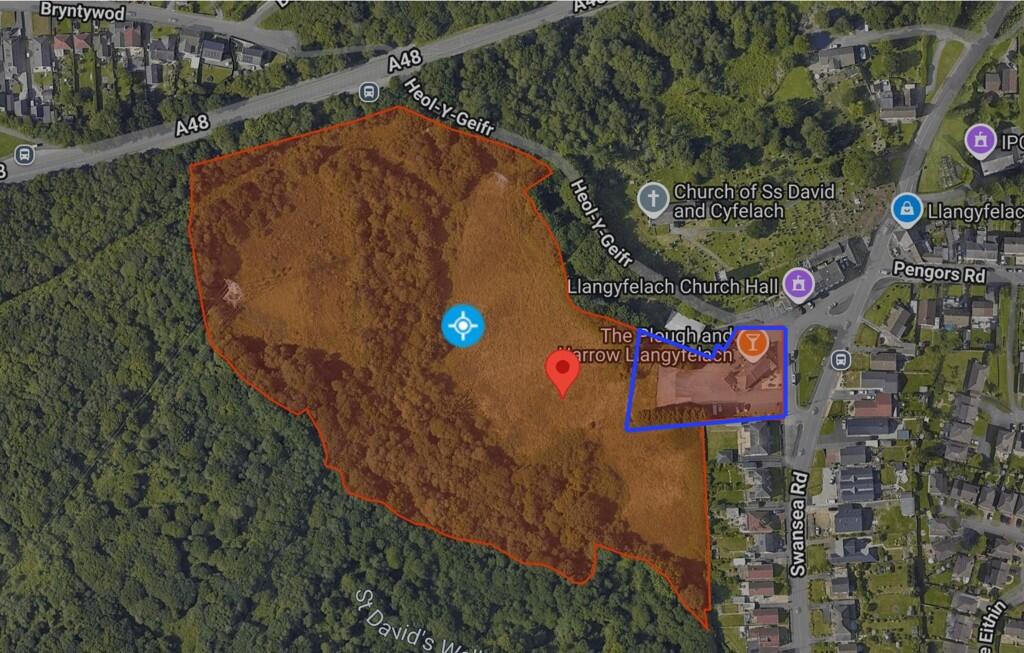 Main image of property: Land To The Rear Of Plough & Harrow, Swansea Road, Llangyfelach, Swansea, West Glamorgan, SA5 7JA