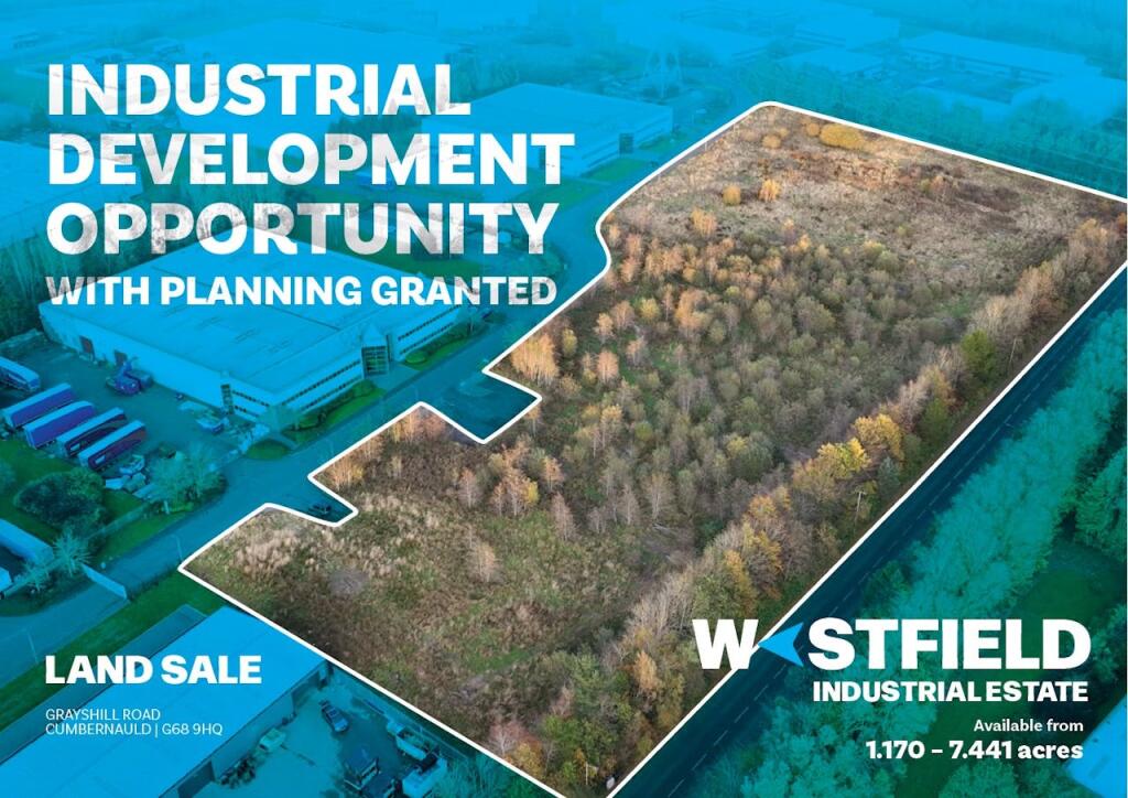 Main image of property: Land for Sale, Grayshill Road, Westfield Industrial Estate, Cumbernauld, G68 9HQ