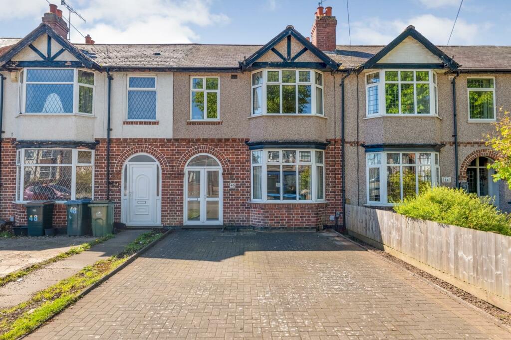 3 bedroom terraced house for sale in Longfellow Road, Coventry, CV2