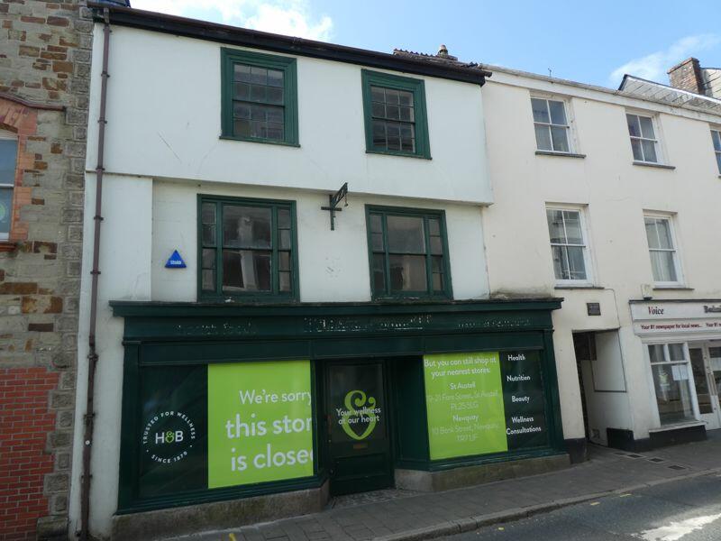 High street retail property for sale in Fore Street, Bodmin, PL31
