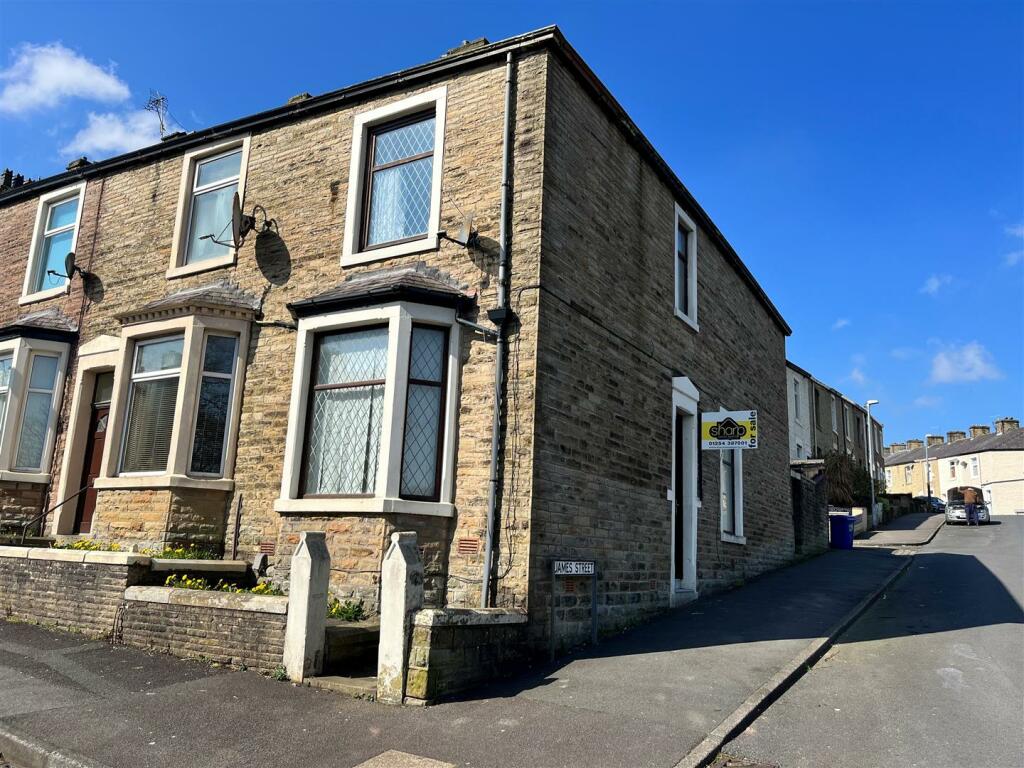 2 bedroom end of terrace house for sale in James Street, Great Harwood, BB6