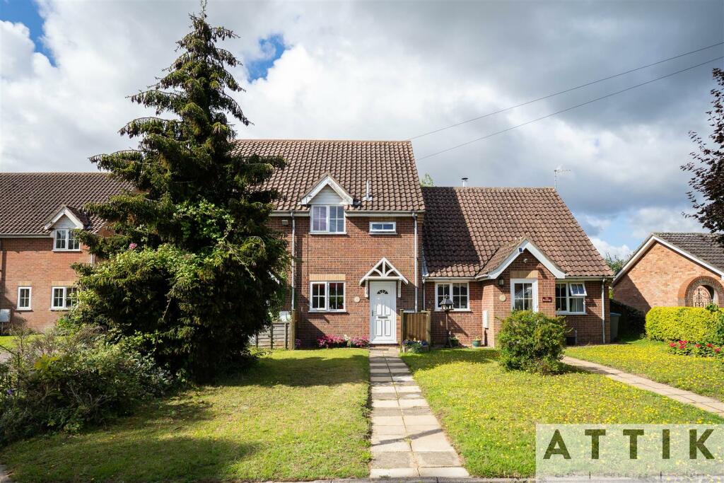 2 bedroom terraced house for sale in Back Road, Wenhaston, Halesworth, IP19