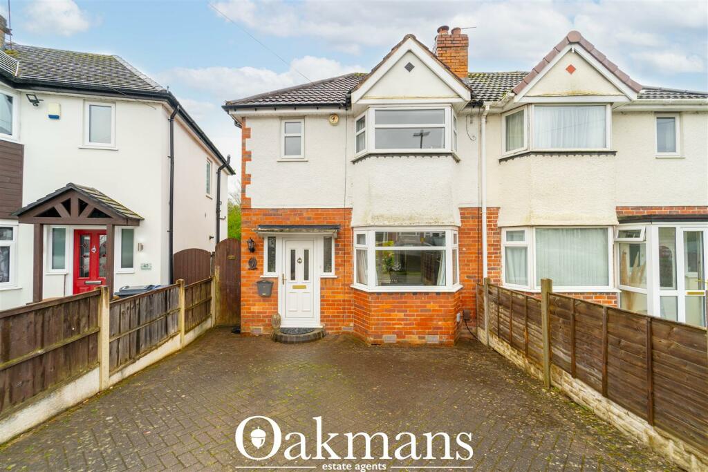 3 bedroom semidetached house for sale in Woodvale Road, Hall Green