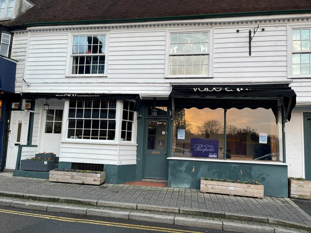 Commercial property for rent in Shop at 16 Stone Street, Cranbrook, TN17