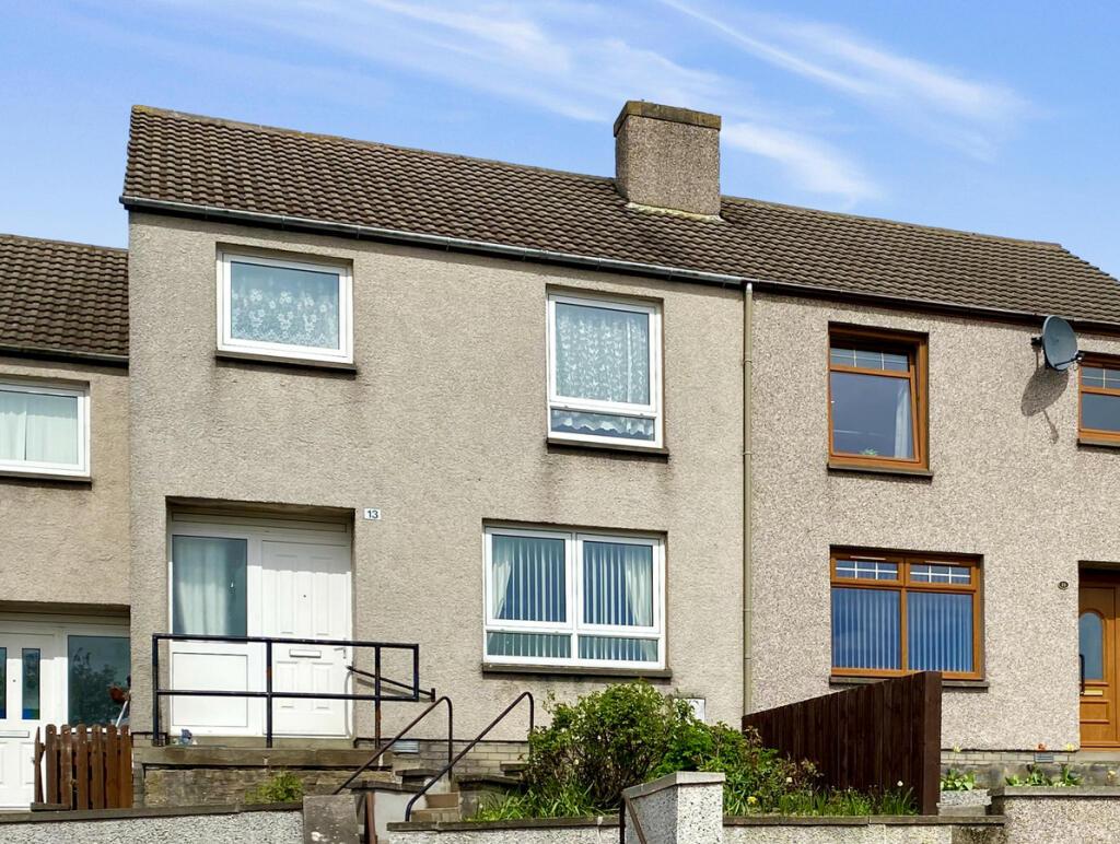 2 bedroom terraced house for sale in Rinnes Place, Dufftown, AB55