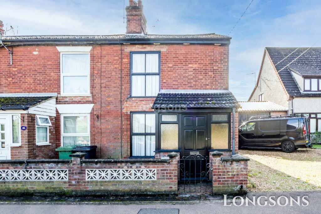 2 bedroom end of terrace house for sale in Merton Road, Watton, IP25