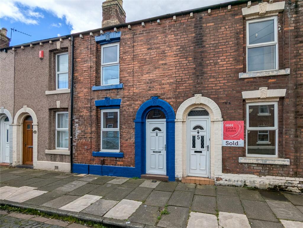 2 bedroom terraced house for sale in 7 East Nelson Street, Carlisle, CA2