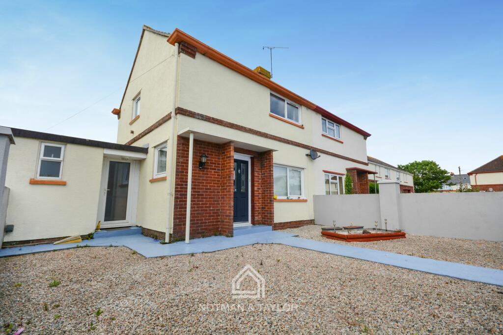 2 bedroom semidetached house for sale in Park Road, TORPOINT, Cornwall