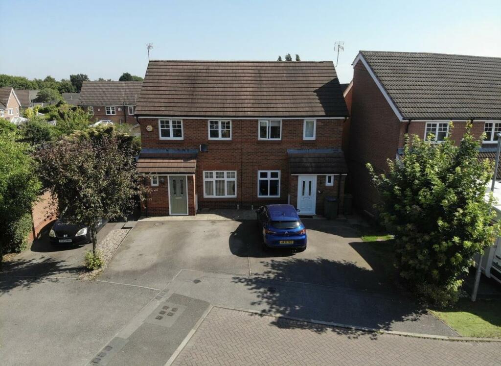 3 bedroom semidetached house for sale in Packhorse Drive, Enderby