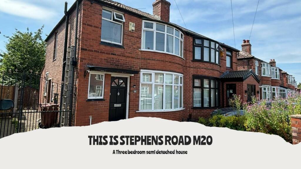 Main image of property: Stephens Road Manchester, M20 4XD