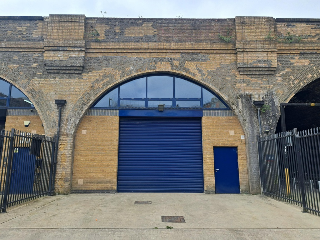 The front of an arch.