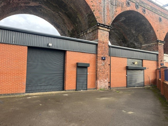 The front of an arch.