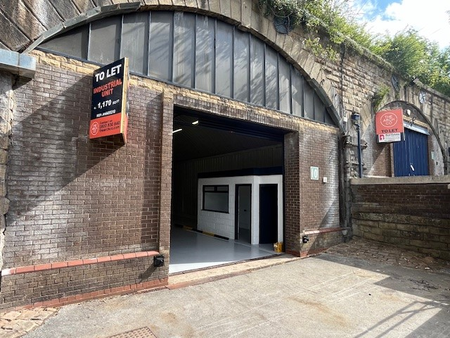 The front of an arch.