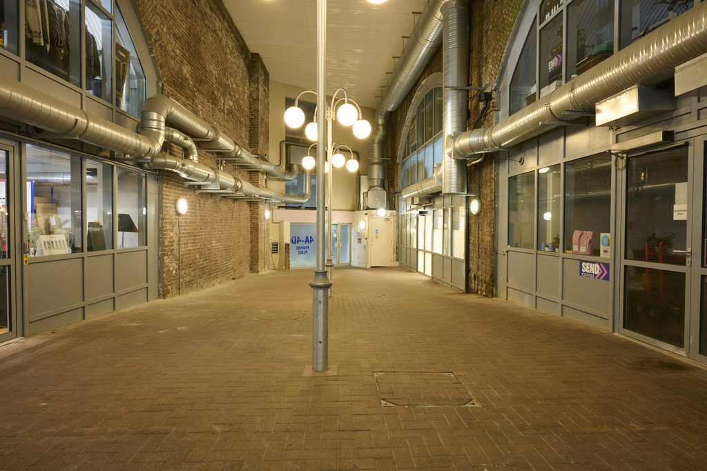 The front of an arch.