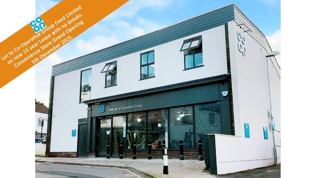 Main image of property: Co-Op Convenience Store & Car Park, Lyme Street, Axminster, Devon, EX13 5AT