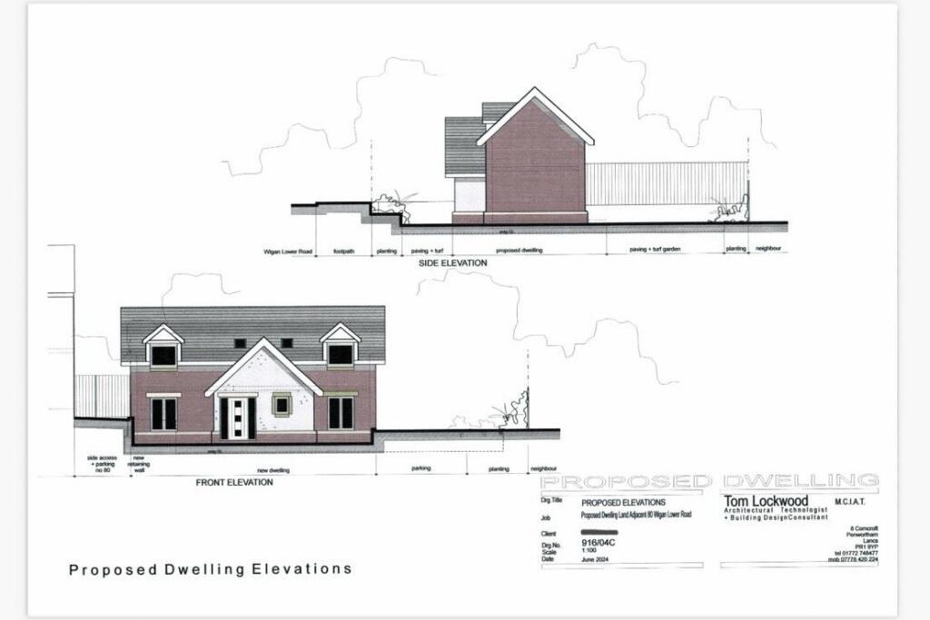 Main image of property: Land to the side of No 80, Wigan lower Road, Standish Lower Ground, WN6