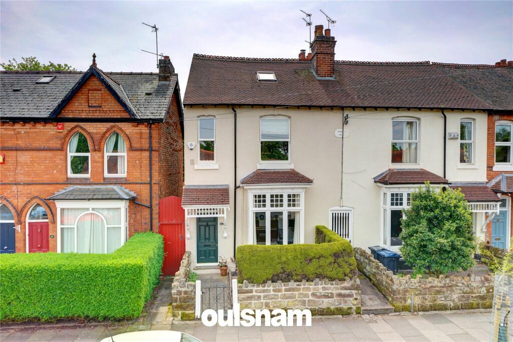 4 bedroom end of terrace house for sale in Mary Vale Road, Bournville