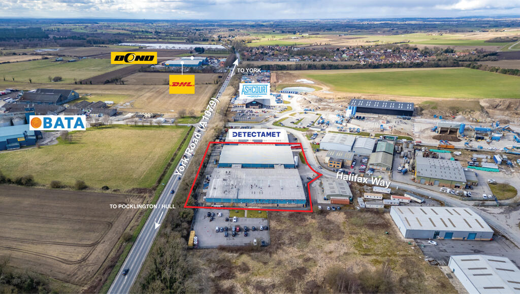 Main image of property: Halifax Way, Pocklington Airfield Industrial Estate, Pocklington, York, East Riding of Yorkshire, YO42 1NR