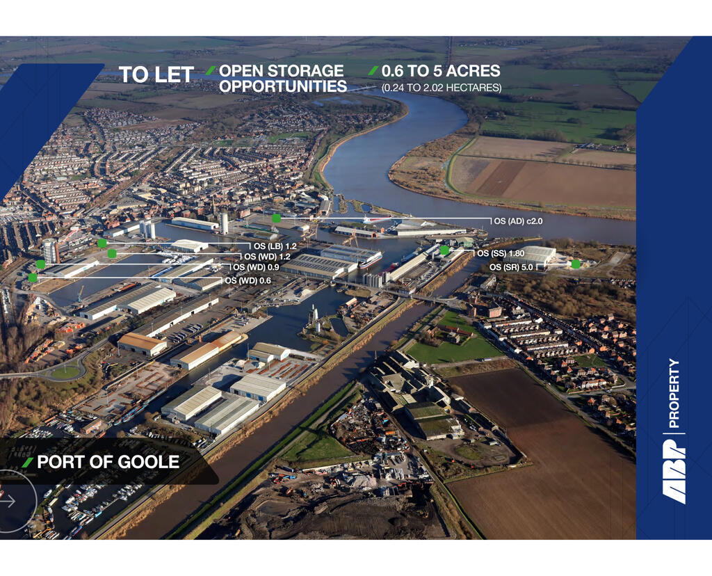 Main image of property: Open Storage Opportunities, Port Of Goole, Goole, East Riding Of Yorkshire, DN14 6SF