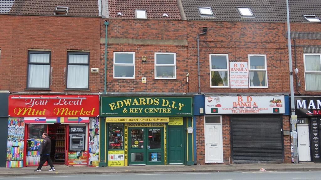 Main image of property: Freehold Retail Unit With Accommodation, 180 Beverley Road, Hull, East Riding Of Yorkshire, HU3 1UP