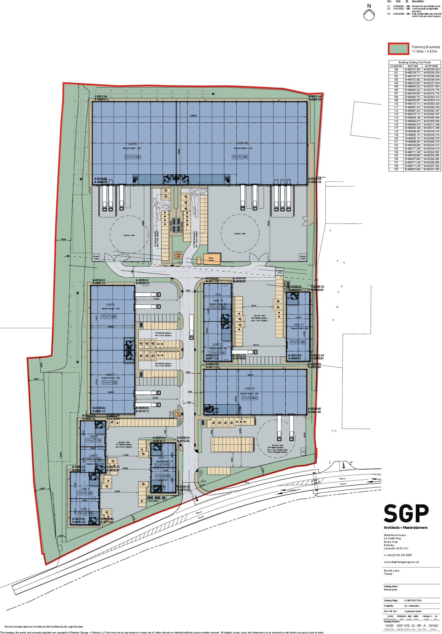 Floor plan Rycote M40
