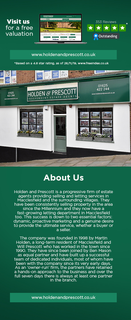 Contact Holden & Prescott Estate and Letting Agents in Macclesfield