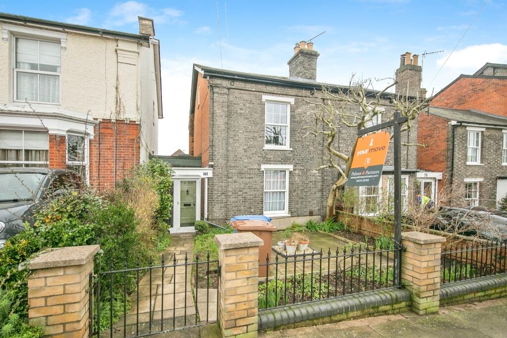2 bedroom semidetached house for sale in Berners Street, Ipswich, IP1