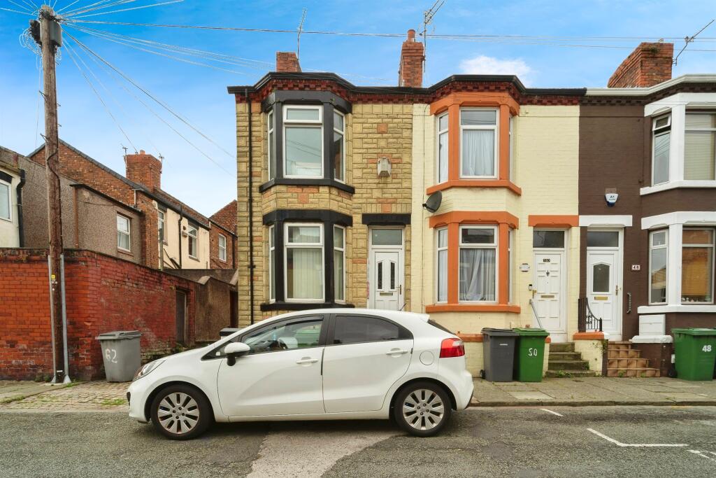 2 bedroom end of terrace house for sale in Yelverton Road, Tranmere