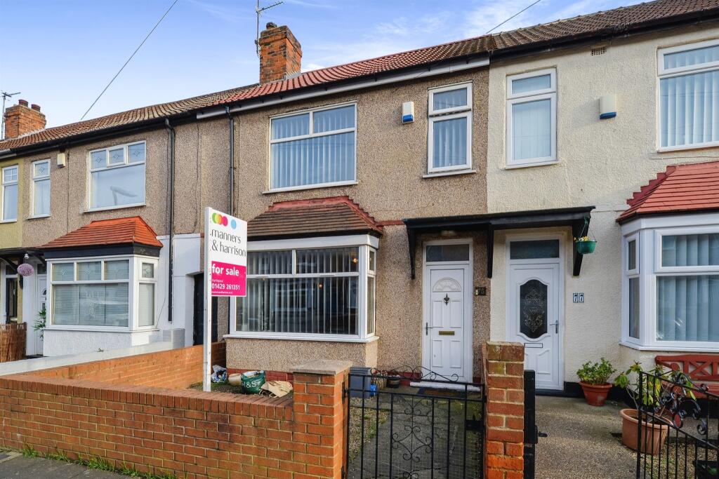 2 bedroom terraced house for sale in Ashgrove Avenue, Hartlepool, TS25