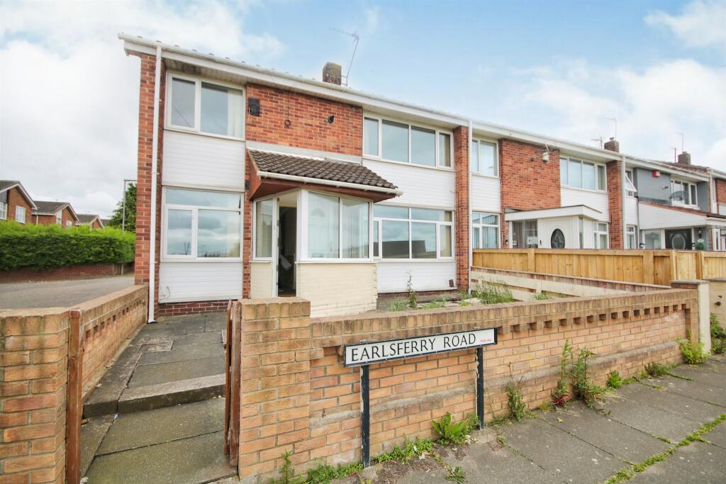 3 bedroom end of terrace house for sale in Earlsferry Road, Hartlepool