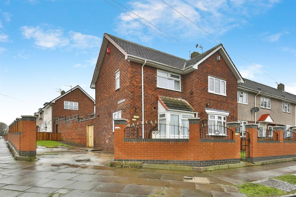3 bedroom end of terrace house for sale in Highland Road, Hartlepool, TS25
