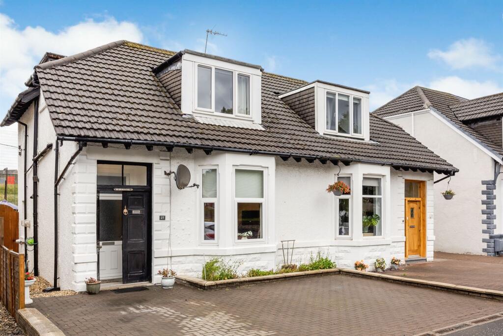 2 bedroom semidetached house for sale in Cardross Road, Dumbarton, G82