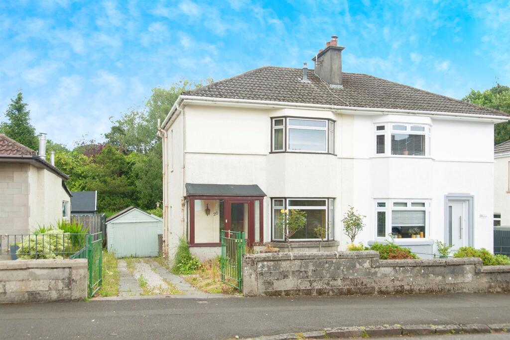 3 bedroom semidetached house for sale in Castle Avenue, Elderslie
