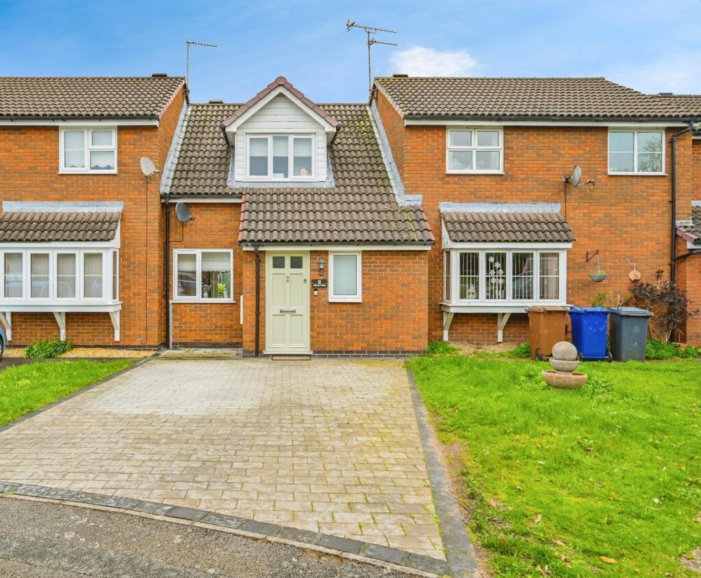 2 bedroom terraced house for sale in Merlin Close, Uttoxeter, ST14