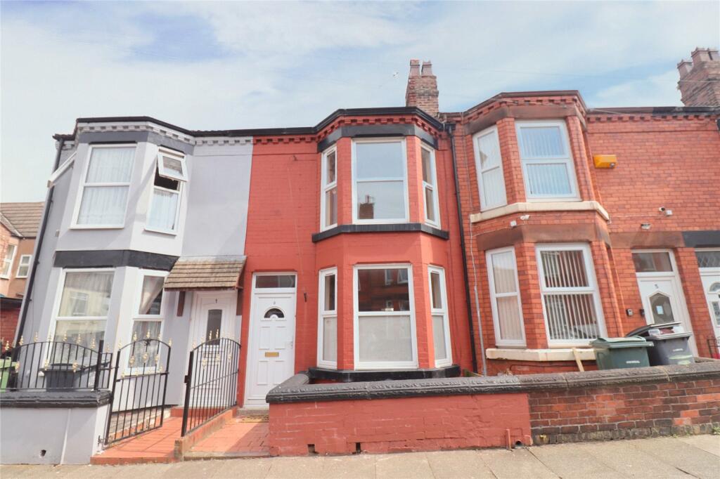 3 bedroom terraced house for sale in Tatton Road, Birkenhead, Wirral, CH42