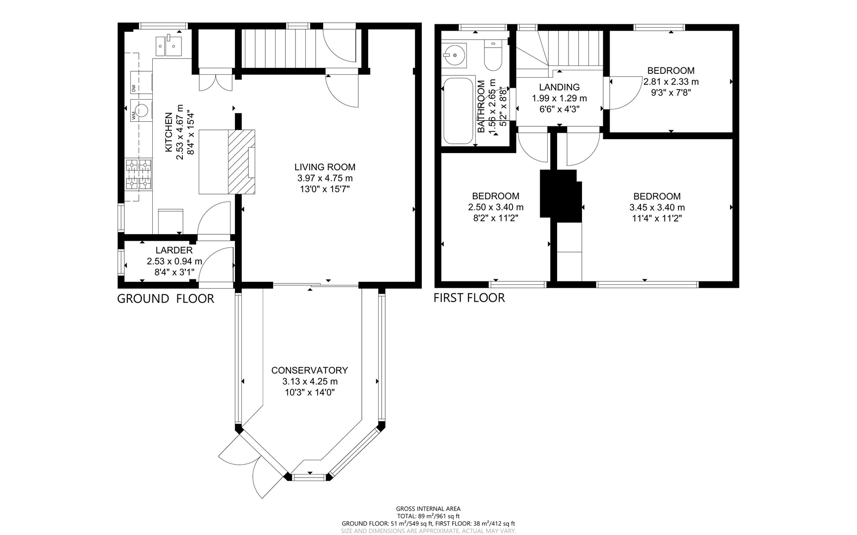 3 Bedroom Semi Detached House For Sale In Border Road Haslemere Gu27