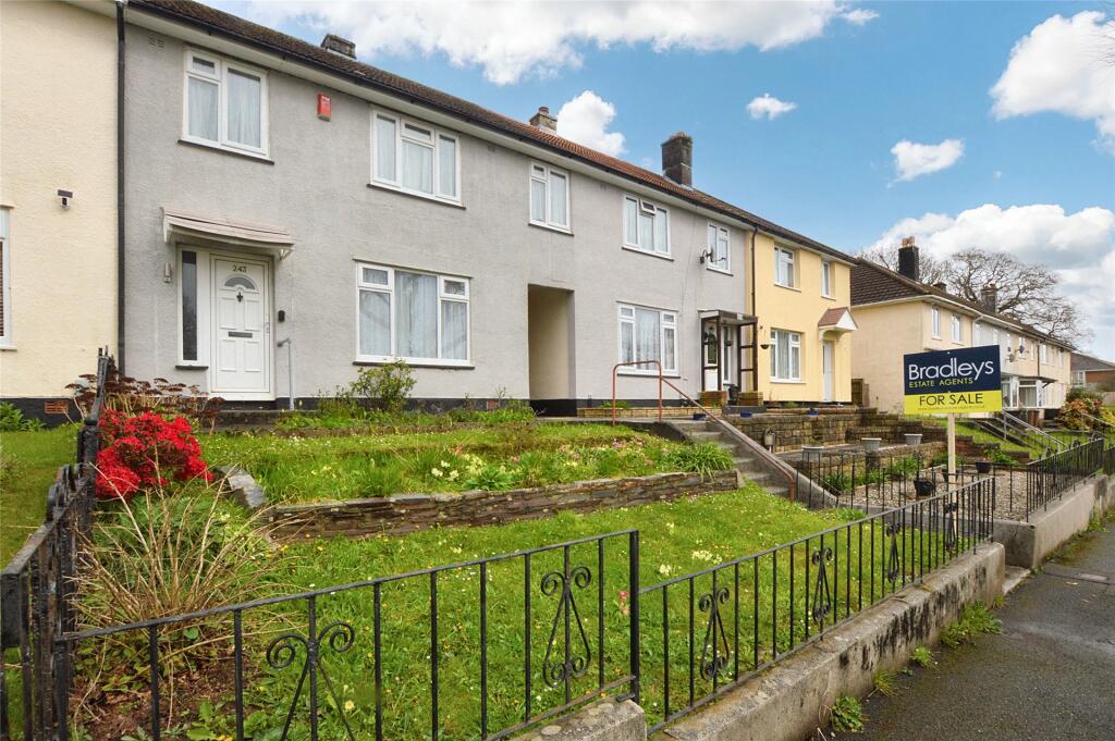 4 bedroom terraced house for sale in Blandford Road, Plymouth, Devon, PL3