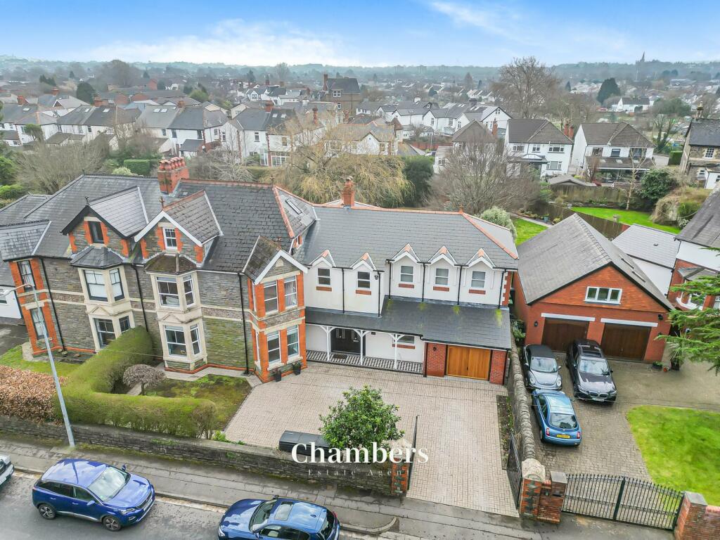 6 bedroom semi-detached house for sale in Church Road, Whitchurch, Cardiff, CF14