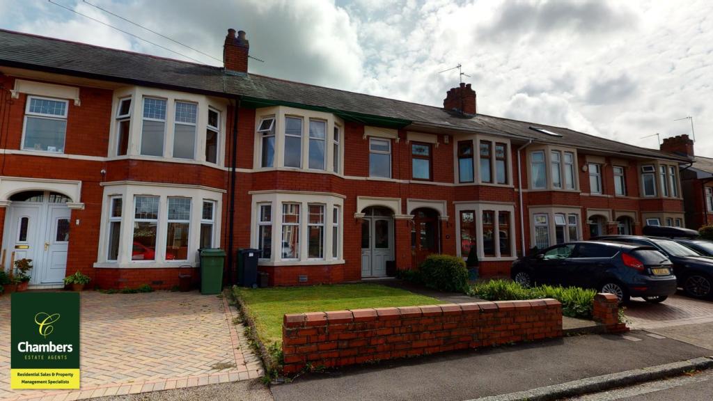 3 bedroom terraced house for sale in Cromwell Road, Cardiff, CF14