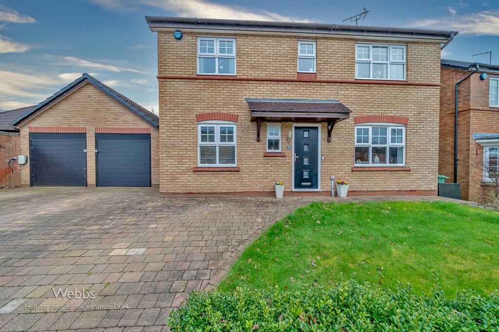 4 bedroom detached house for sale in Sweetbriar Way, Cannock, WS12