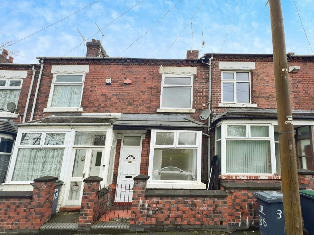 2 bedroom terraced house for sale in Chamberlain Street, Stoke-on-Trent, Staffordshire, ST1