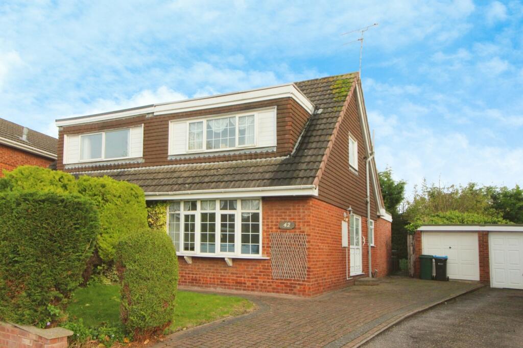 3 bedroom semi-detached house for sale in Thackeray Drive, Vicars Cross, Chester, Cheshire, CH3