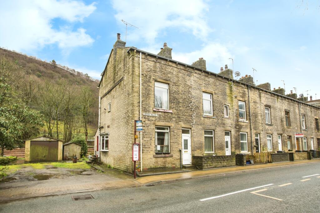 3 bedroom end of terrace house for sale in Wood Villas, Charlestown, Hebden Bridge, West