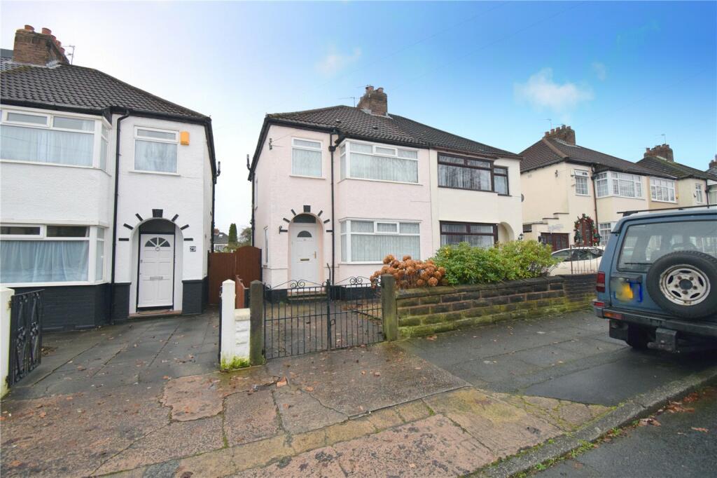 3 Bedroom Semi Detached House For Sale In Gordon Drive Huyton