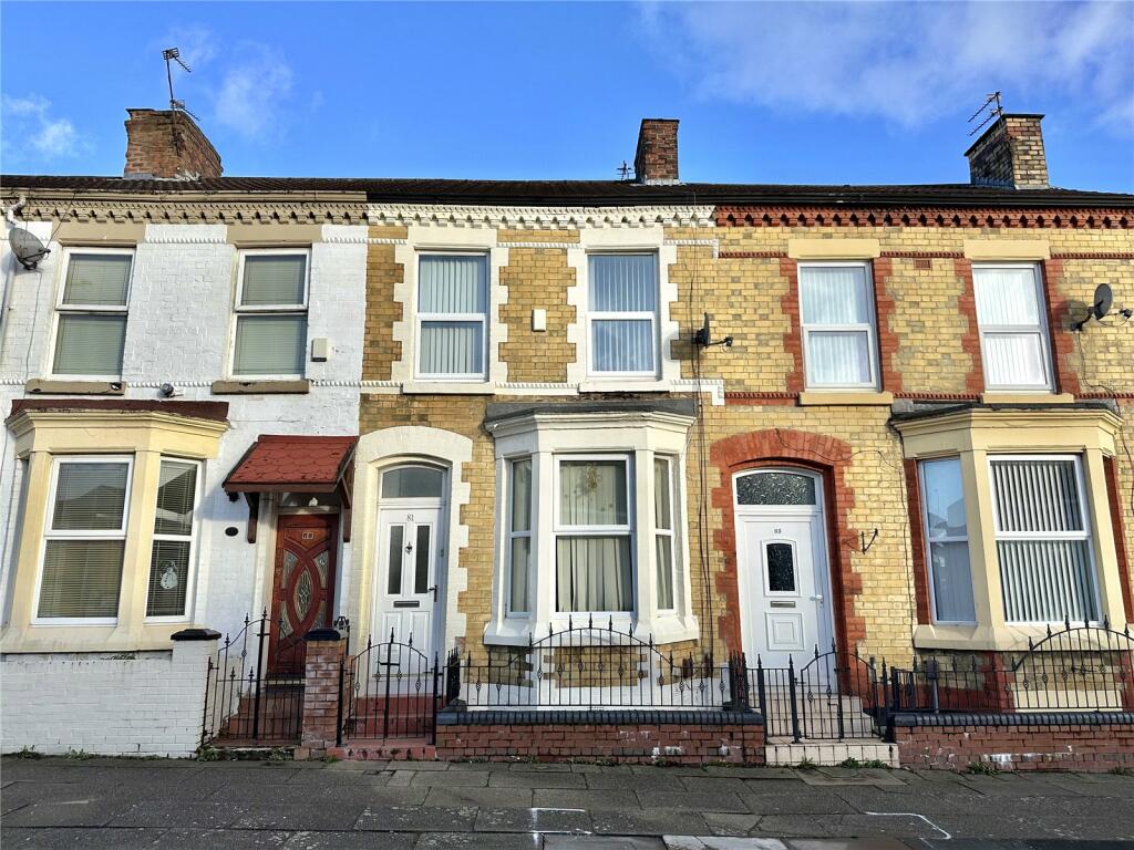 2 bedroom terraced house for sale in Admiral Street, Toxteth, Liverpool, L8