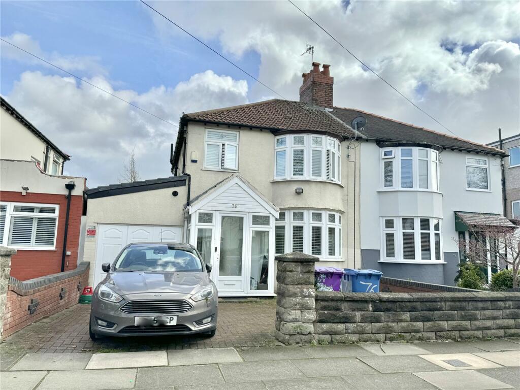 3 bedroom semidetached house for sale in Abbeystead Road, Childwall