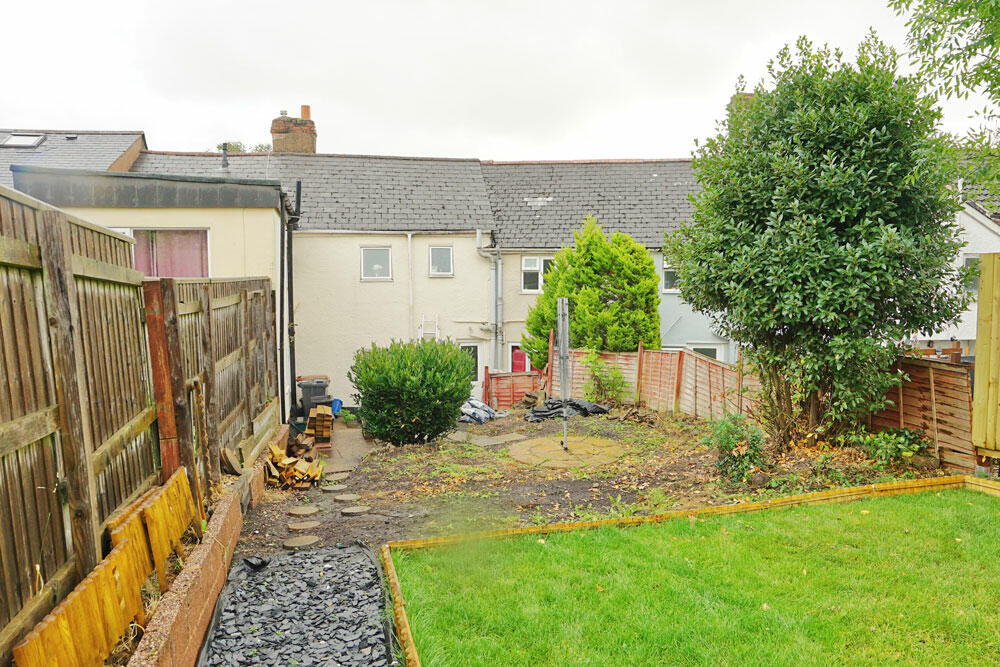 2 bedroom terraced house for sale in Cullompton, Ideal FTB, big garden