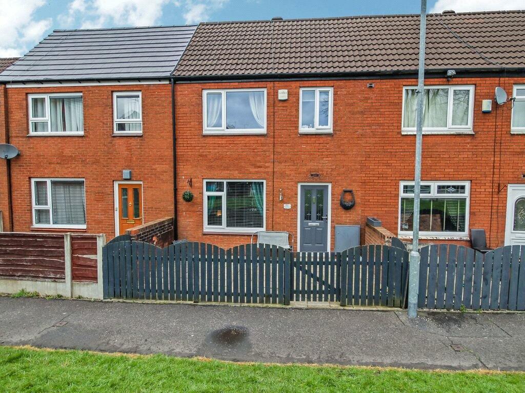 3 bedroom terraced house for sale in Hallcroft Gardens, Milnrow, Rochdale, Greater Manchester, OL16