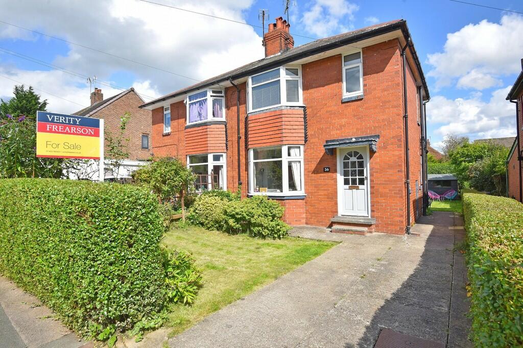 3 bedroom semidetached house for sale in Wedderburn Drive, Harrogate, HG2